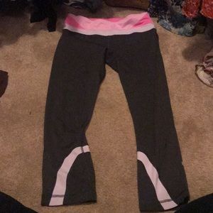EUC align pants pink and charcoal